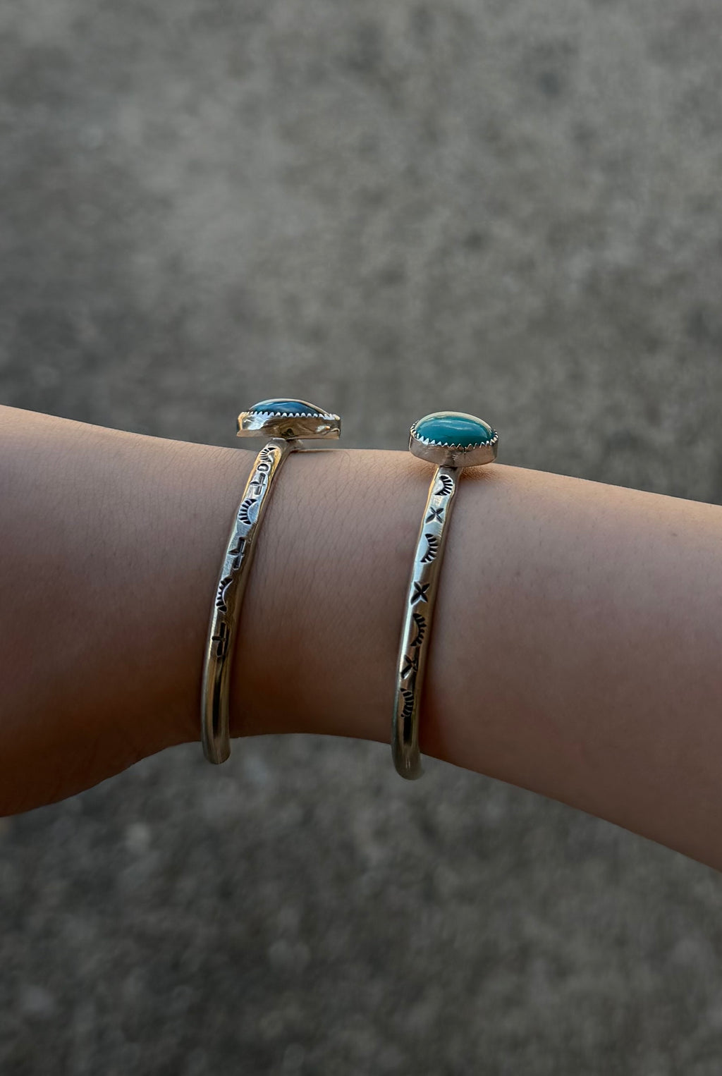 Tear Turquoise Cuff
